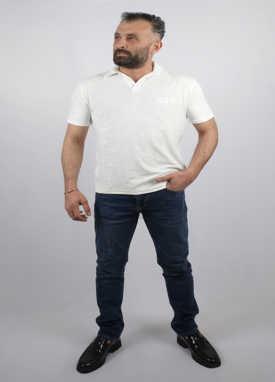 Sabri Özel GİOTELLİ POLO YAKA HAVLU T-shırt
